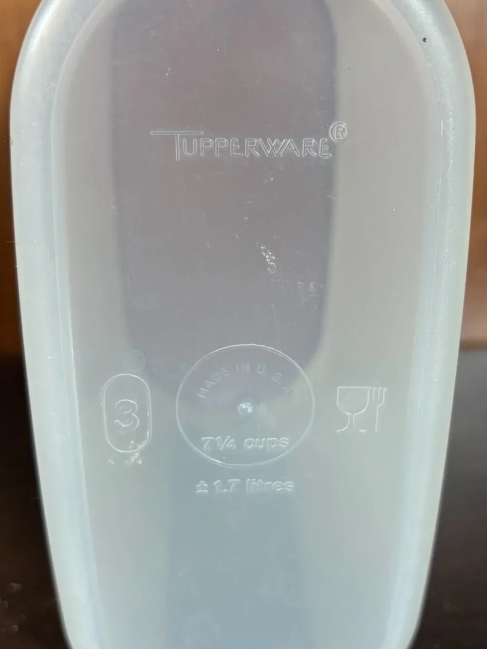 3 Vintage Tupperware Modular Mates Food Storage Containers Sheer Plastic Brown